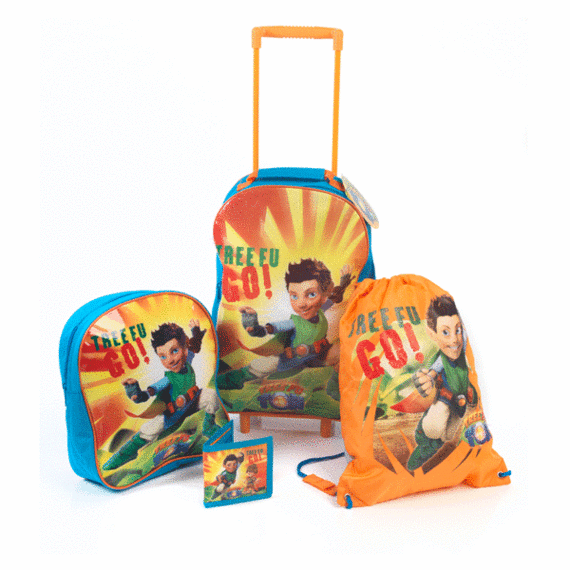 Image - Tree Fu Tom 4 Piece Kids Luggage Set