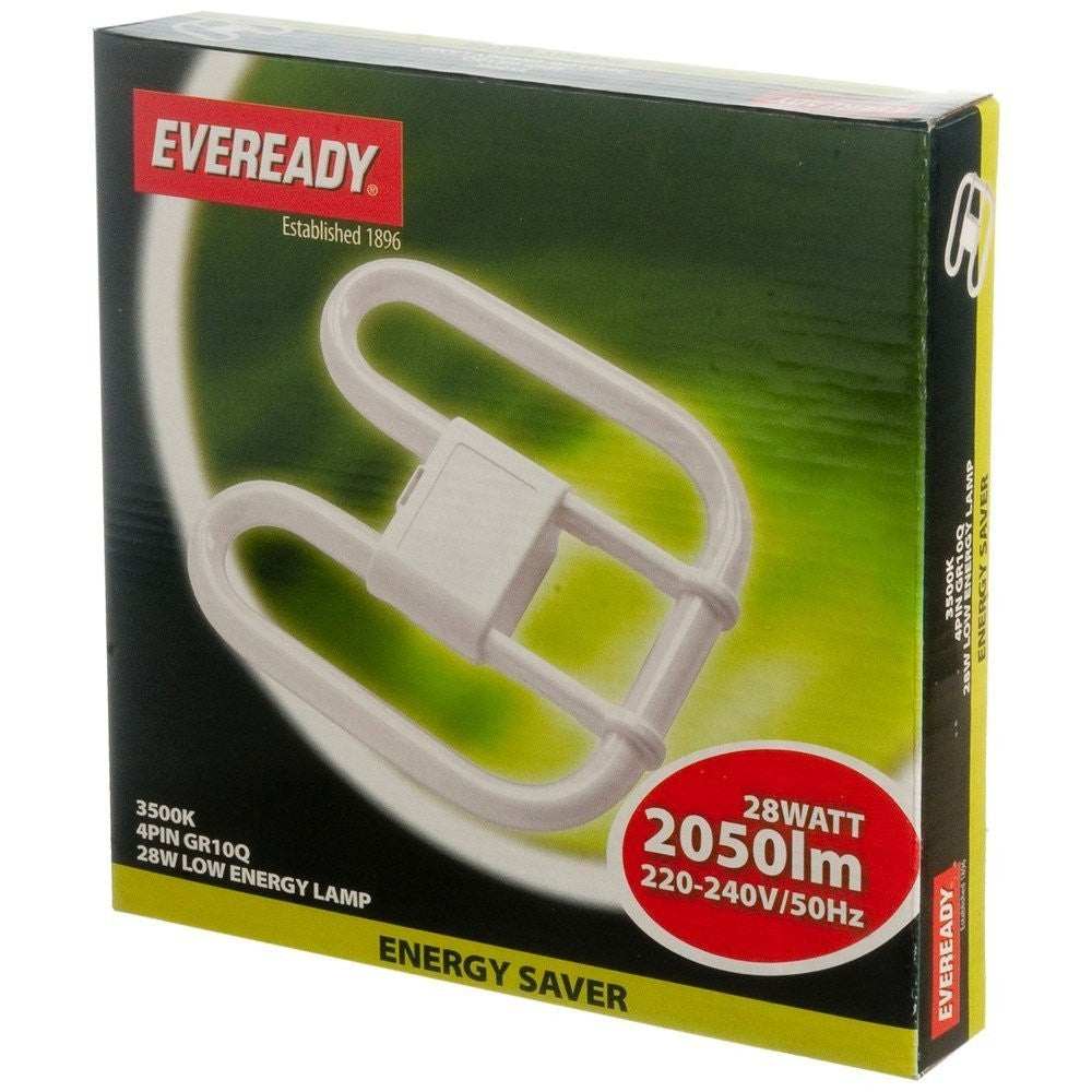 Image - Eveready 28 Watts 2050 lm Energy Saver 4 PIN Lamp, White