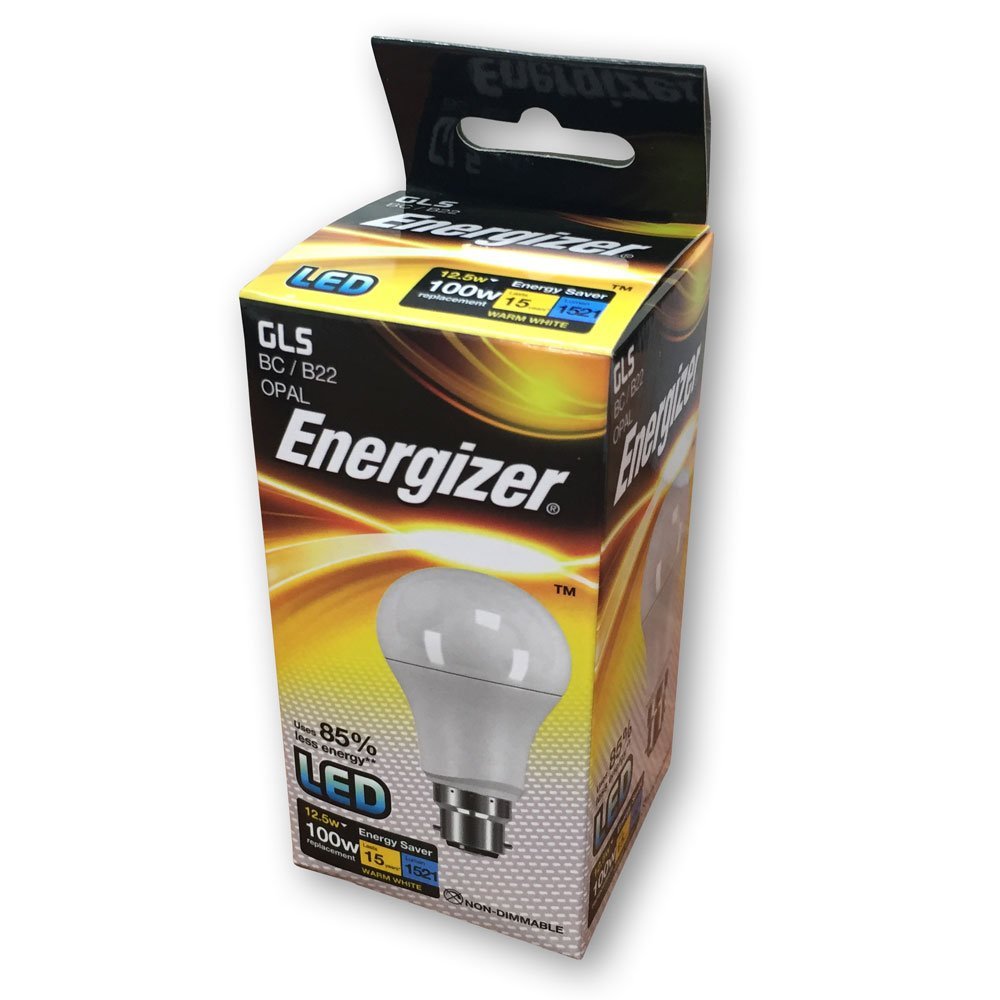 Image - Energizer Energizer Led Bulb BC / B22 Opal Non-Dimmable, 12.5W, Warm White