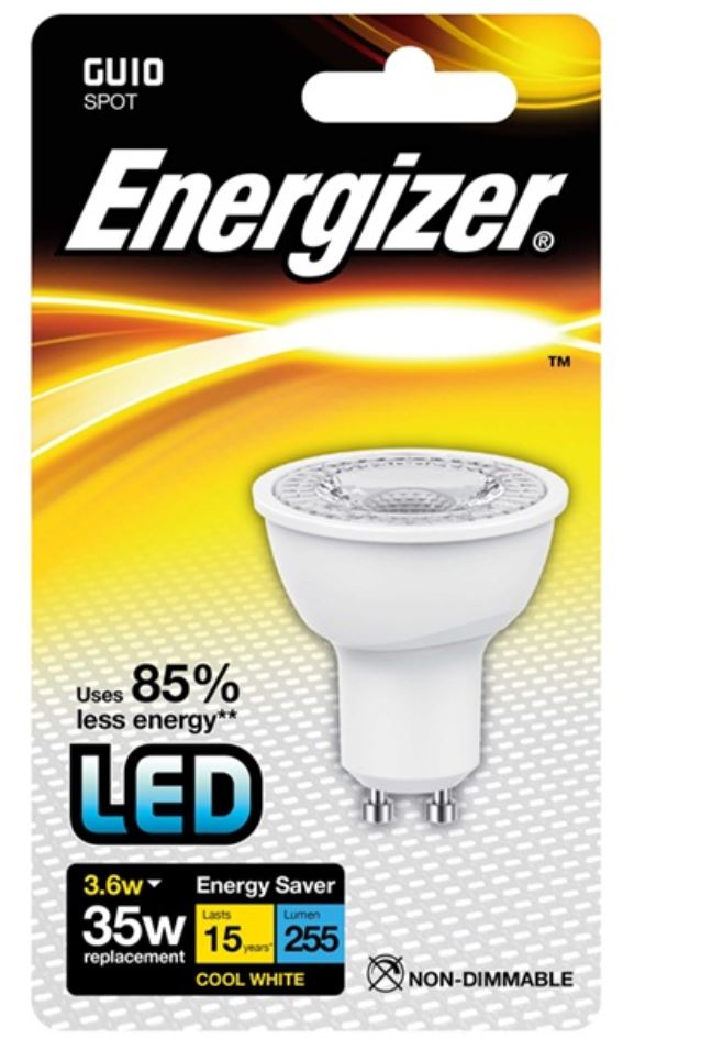Image - Energizer GU10 Spot LED Bulb, Cool White