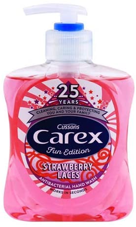 Image - Carex Fun Edition Strawberry Laces Hand Wash, 250ml, Pink
