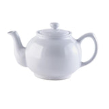 Price & Kensington Stoneware 6cup Teapot, 1100ml, White