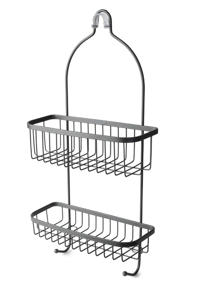 Image - Blue Canyon 2 Tier Shower Caddy Graphite
