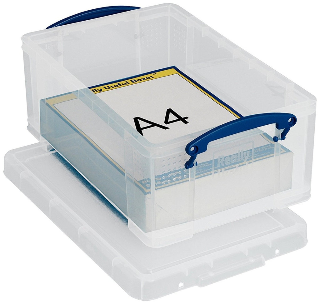 Image - Really Useful Rectangular Box, 9 Litre, Transparent