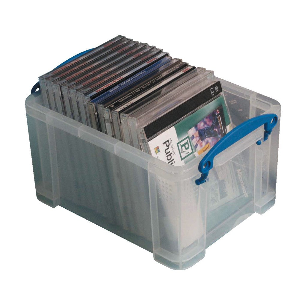 Image - Really Useful Boxes Rectangle Box, 3L, Clear, Storage Houseware