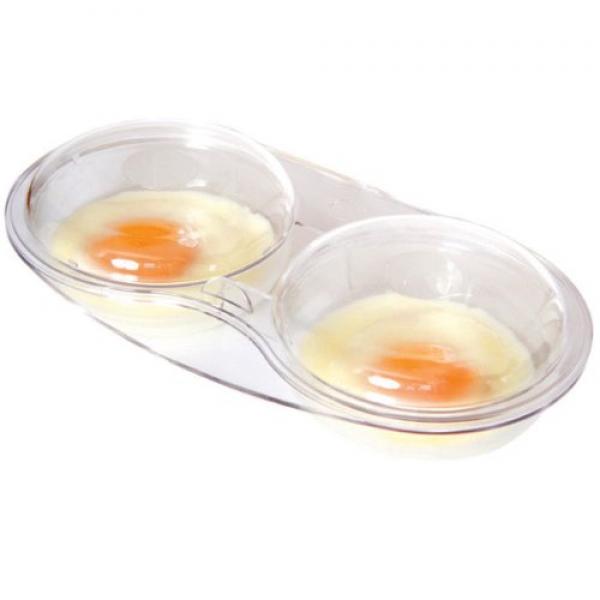 Image - Easy Cook Microwave Egg Poacher Clear