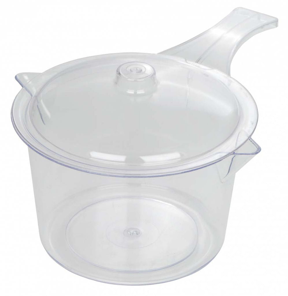 Image - Pendeford Easy-Cook 0.9L Sauce Pan & Lid Clear