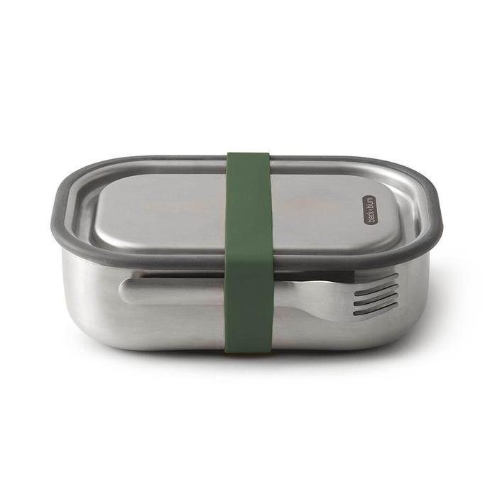 Stainless Steel Lunch Box Large Olive