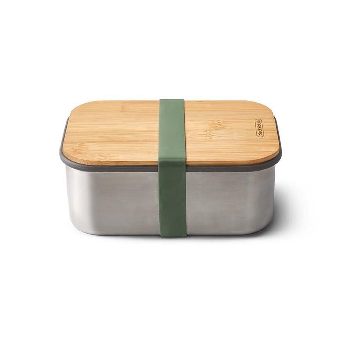 Image - Black+Blum Stainless Steel Sandwich Box, Large, Olive