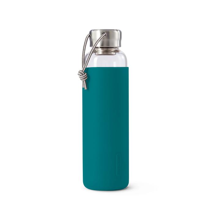 Glass Water Bottle 600ml Ocean