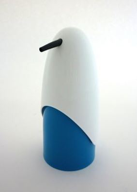 Image - Blue Canyon Penguin Soap Dispenser, Blue