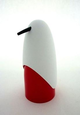Image - Blue Canyon Penguin Soap Dispenser, Red