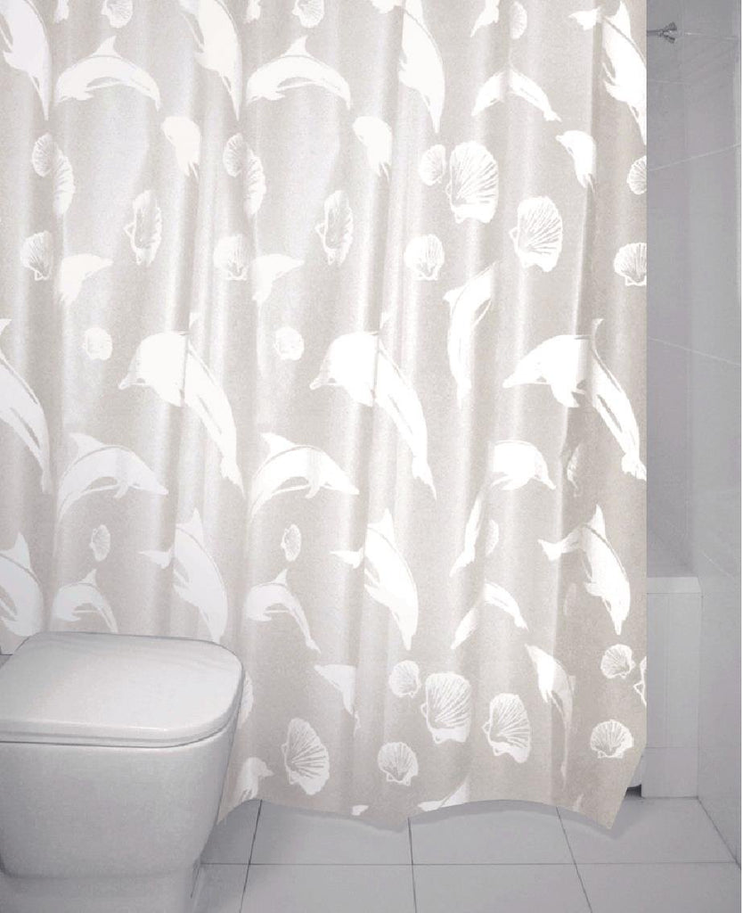 Image - Blue Canyon Dolphin Peva Shower Curtain, 180cm x 180cm