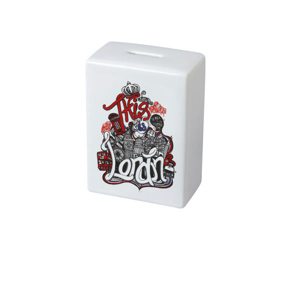 Image - This Is London Ceramic Coin Money Bank Tin