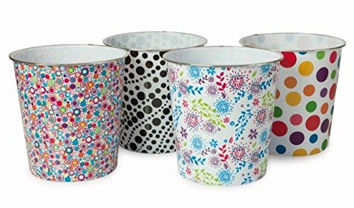Image - Blue Canyon Plastic Pattern Bins Assorted Round
