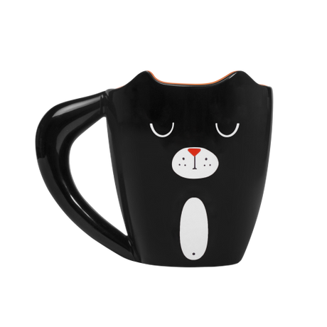Image - Thumbs Up Black Cat Mug, 275ml, Black