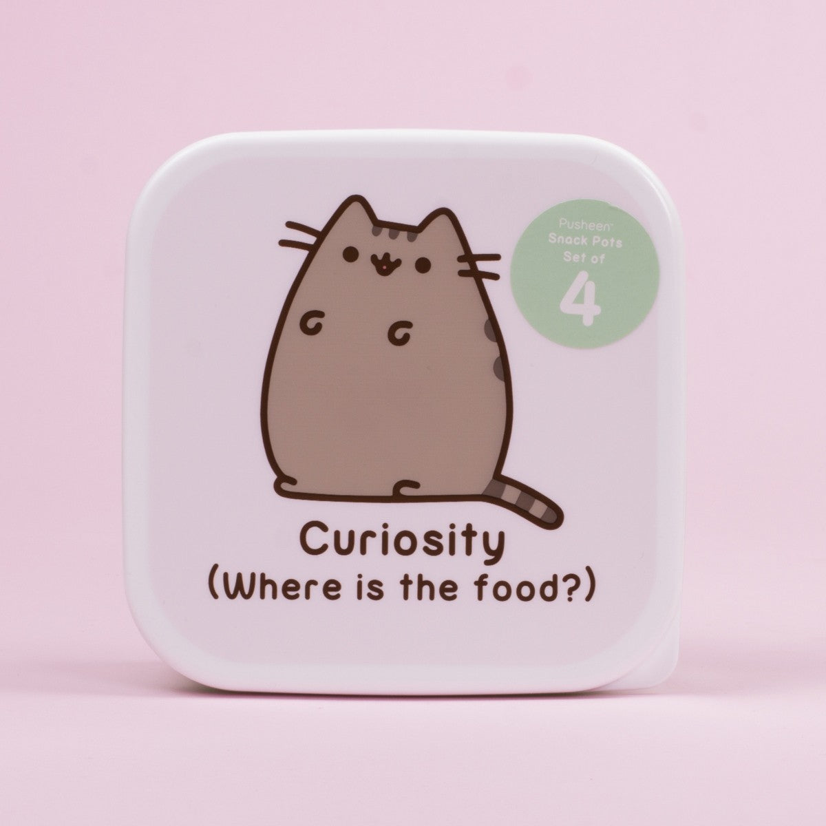 Image - Thumbs Up Pusheen Set of 4 Snack Lunch Boxes