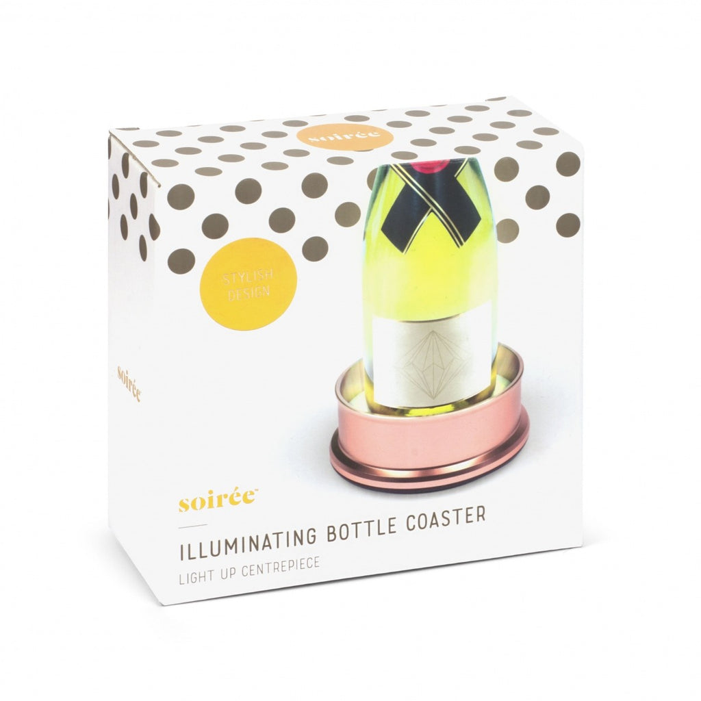 Image - Thumbs Up Soiree Illuminating Bottle Coaster