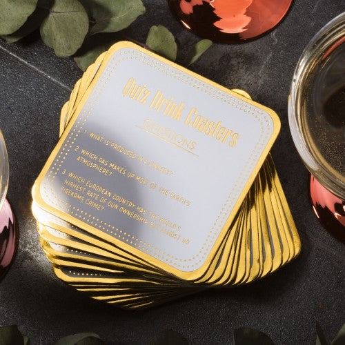 Image - Thumbs Up Soiree Quiz Drinks Mats, Pack of 20