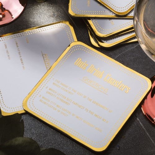 Image - Thumbs Up Soiree Quiz Drinks Mats, Pack of 20