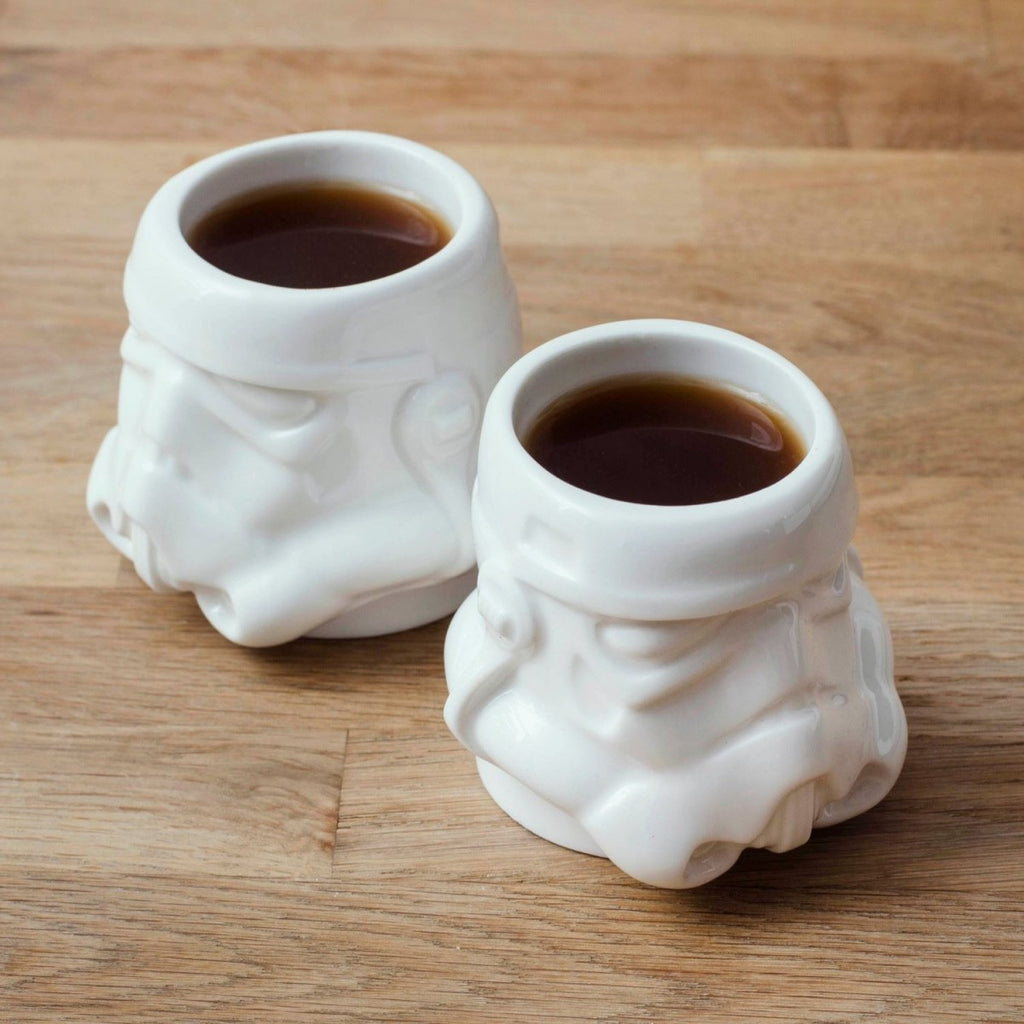Image - Thumbs Up Original Stormtrooper Espresso Mugs, 80ml, White