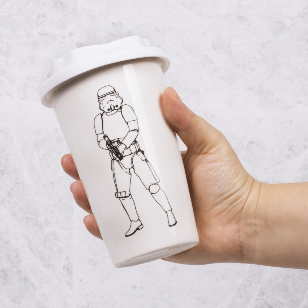 Image - Thumbs Up Original Stormtrooper Ceramic Travel Mug, 275ml, White