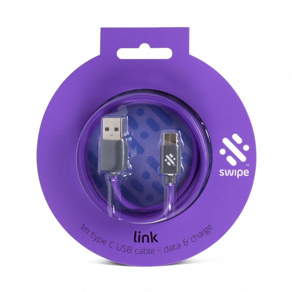 Image - Thumbs Up Link Type C Charge & Sync Cable, 1m, Purple