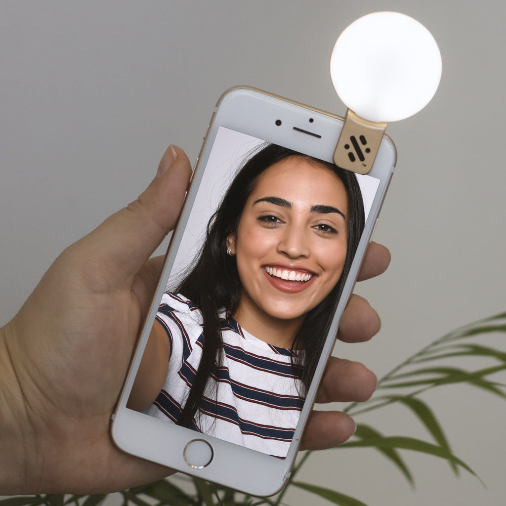 Image - Thumbs Up Mini Selfie Light, Gold