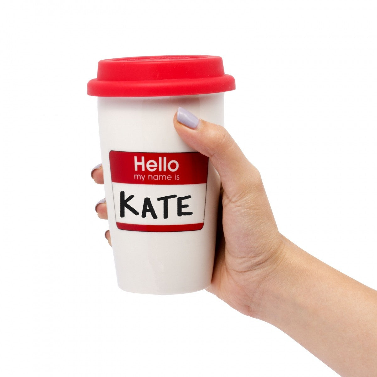 Image - Thumbs Up 'My Name Is' Travel Mug, 275ml