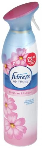 Image - Febreze Air Freshener Spray, 300ml, Blossom Breeze Scent, Pink