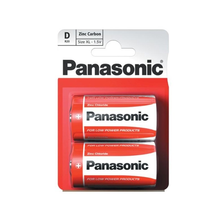 Image - Panasonic Zinc Battery R20R D B2