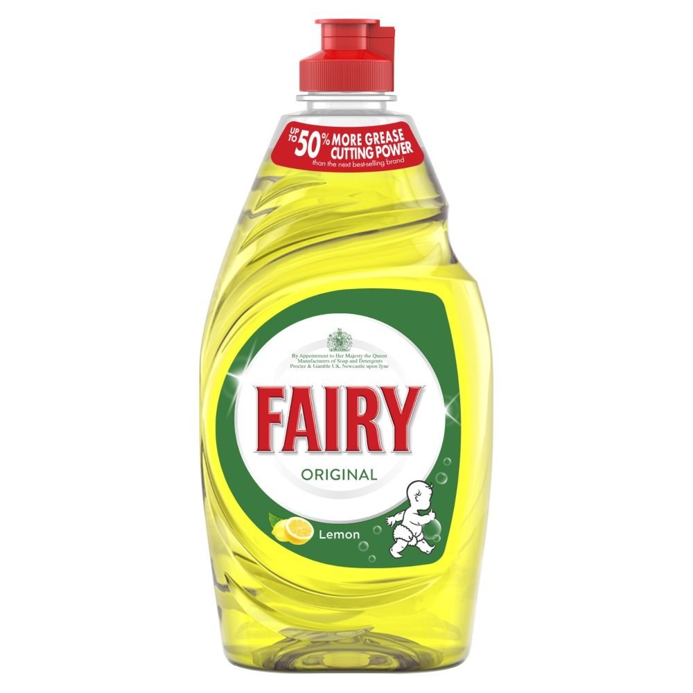 Image - Fairy Dishwashing Liquid, 433ml, Lemon Scent