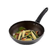 Image - Harbenware Classic Collection Non Stick Wok with Lid, 26cm, Black