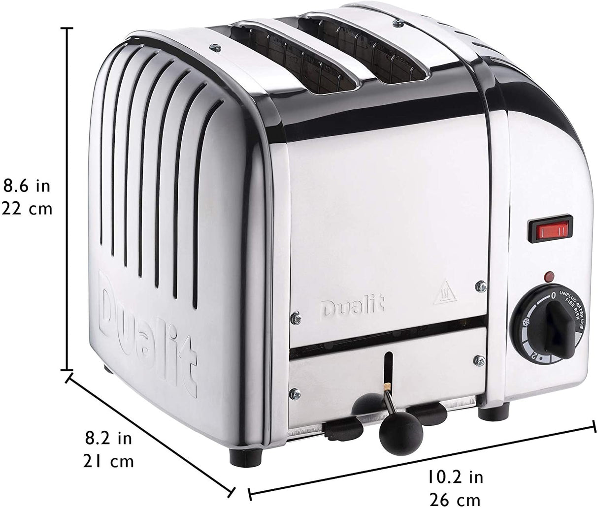 Image - Dualit Classic 2 Slice Toaster Stainless Steel Polished