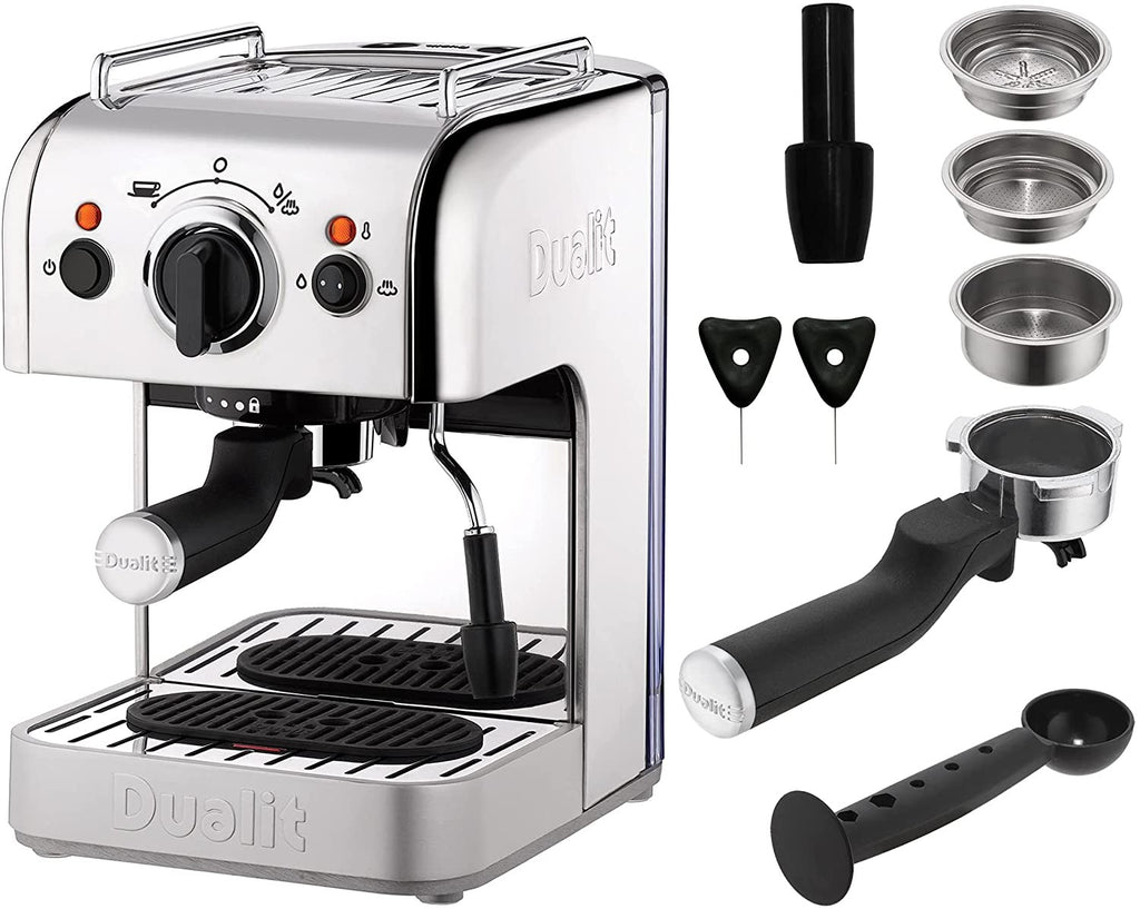 Image - Dualit 3 in 1 Coffee Machine Stainless Steel Polished