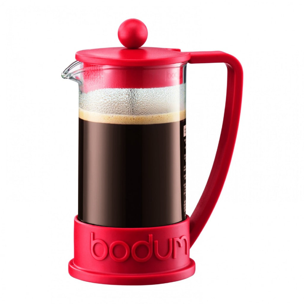 Image - Bodum BRAZIL French Press Coffee Maker, 3cup, 0.35L, 12oz, Red