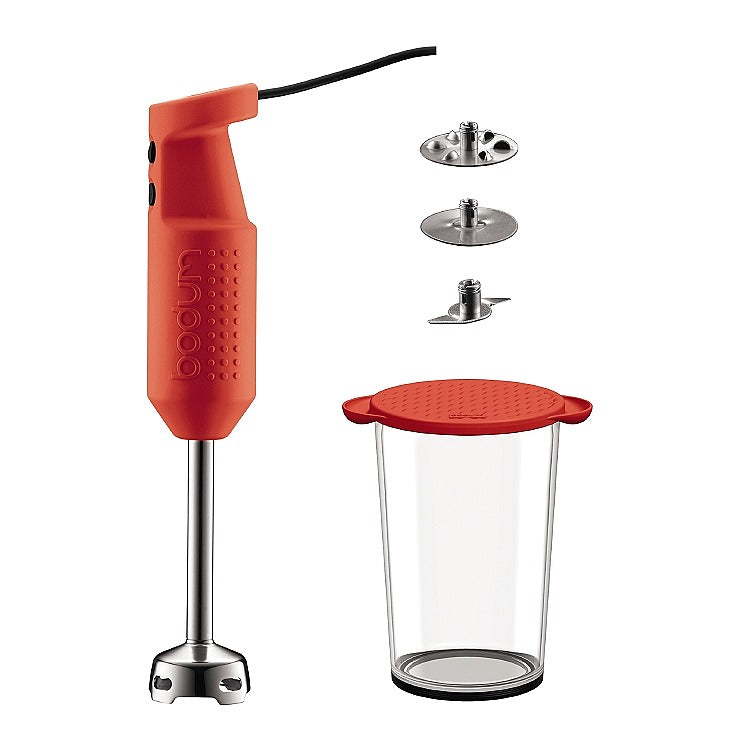 Image - Bodum BISTRO Set Electric Blender Stick with Accessories, Red