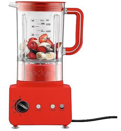 Image - Bodum BISTRO Electric Blender, 1.25L, Red