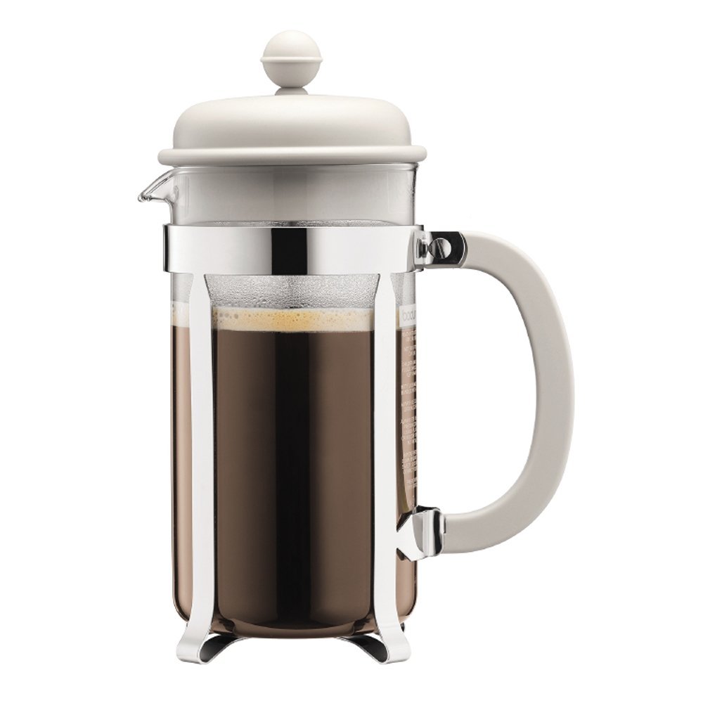 Image - Bodum Caffettiera Coffee Maker, 8 Cup, 1 Litre, 34Oz, Off White