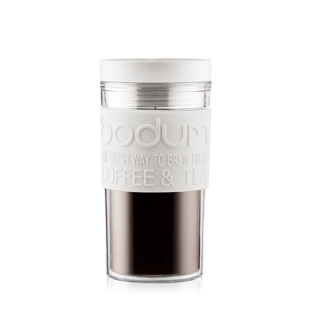 Image - Bodum Coffee & Tea Travel Mug, 350ml, White
