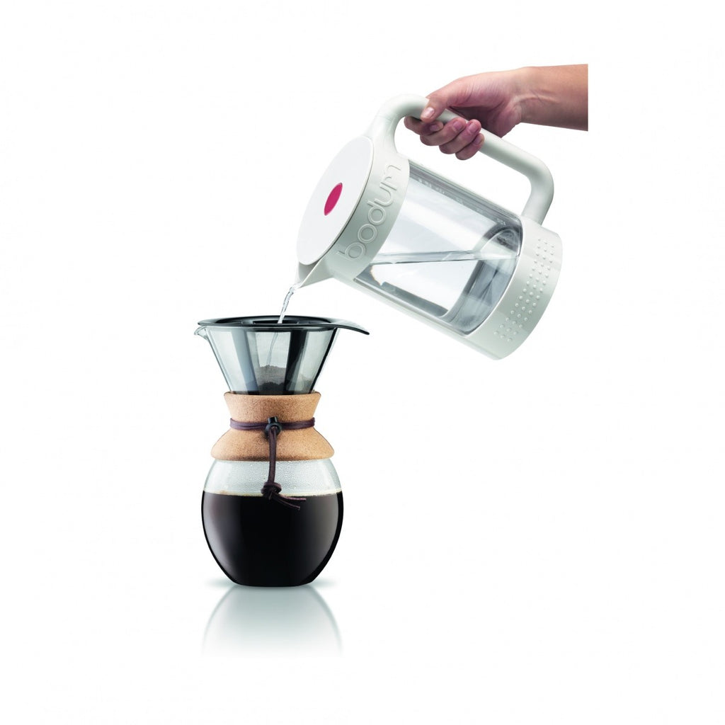 Image - Bodum Pour Over, Coffee maker with permanent filter, 1.5L, 51 oz, Clear