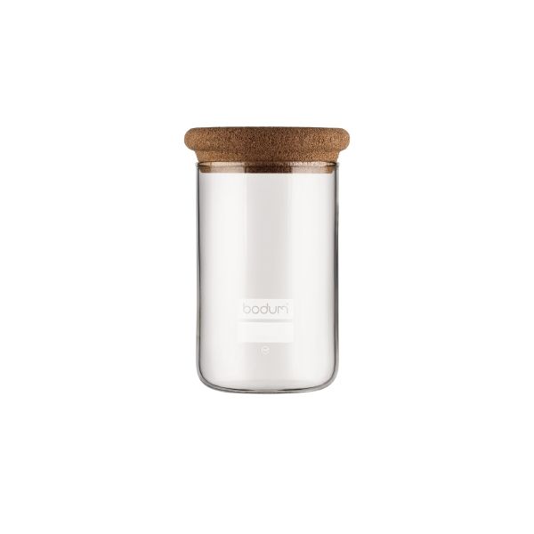 Image - Bodum, Yohki Storage jar with cork lid, 0.6 L, 20 oz, Clear