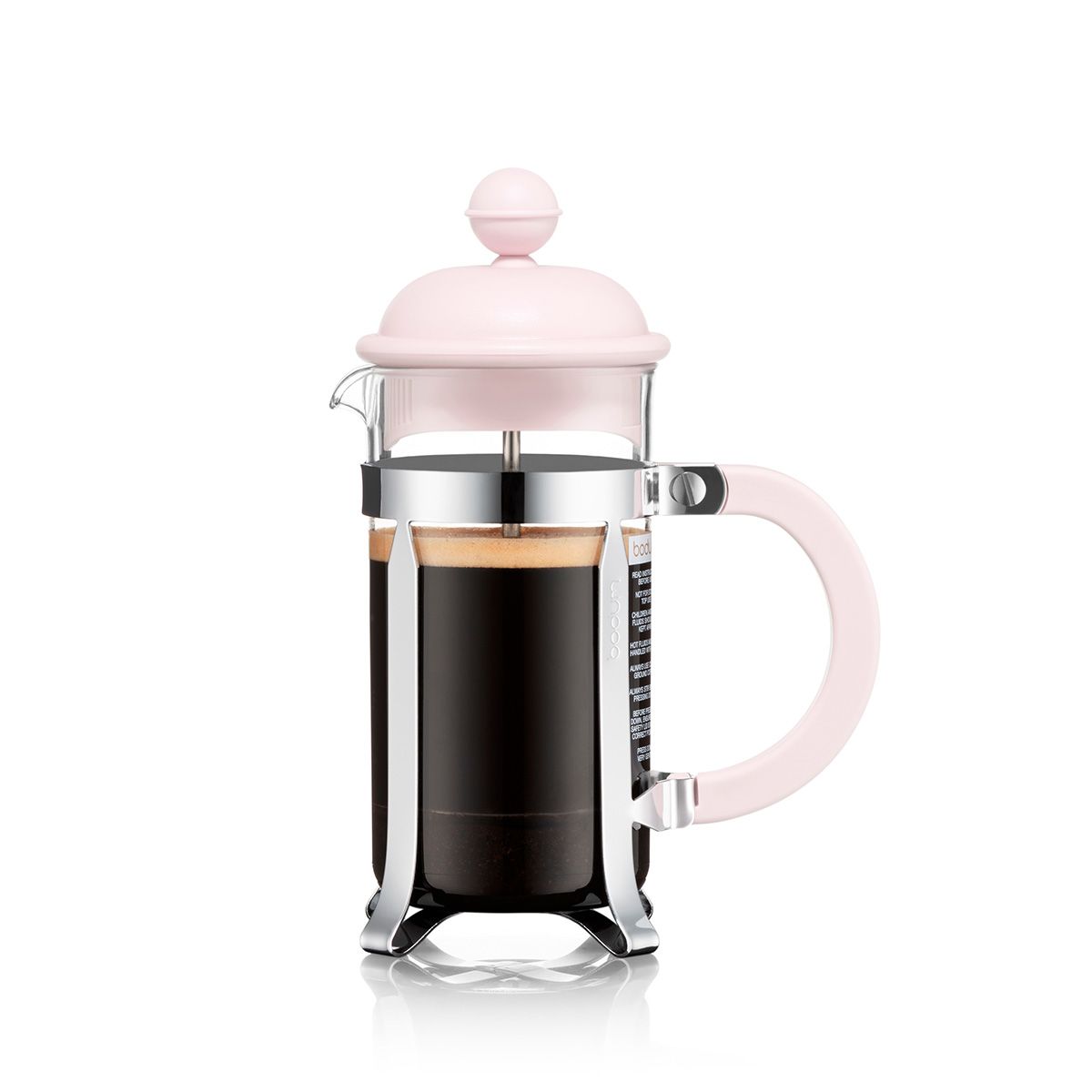 Bodum Plastic French Press Caffettiera Shatterproof Coffee Maker - White - 34 oz