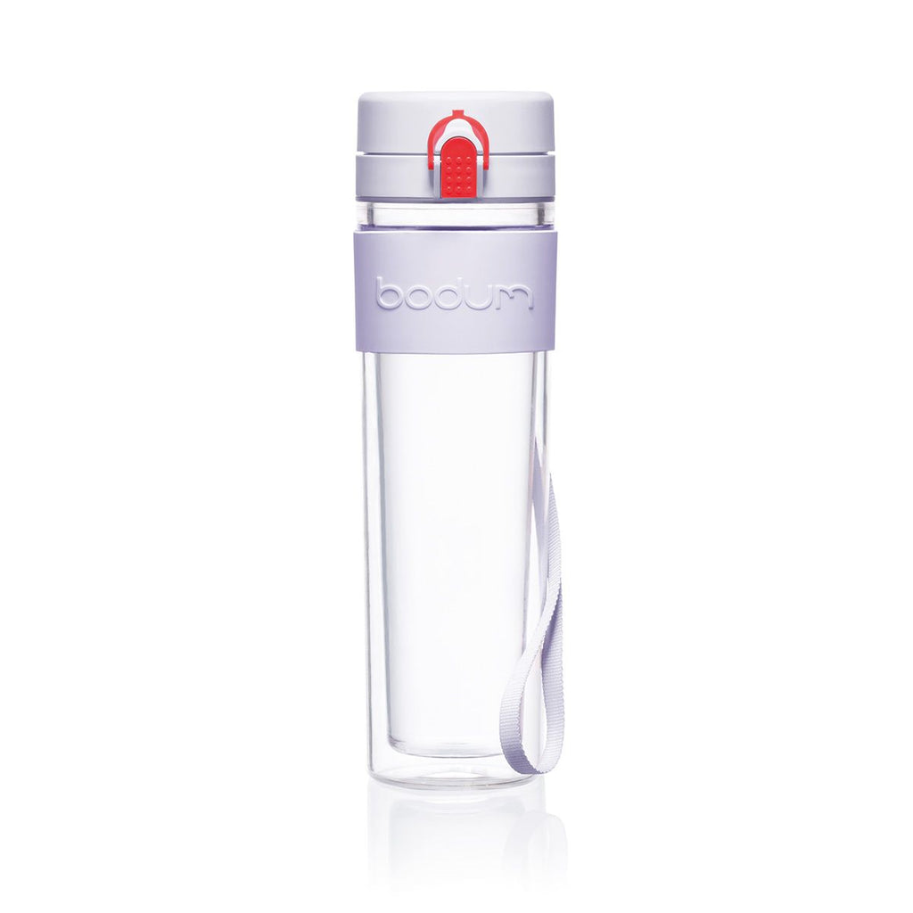 Image - Bodum Bistro Water Bottle, 0.5L / 17oz, Double Wall, Purple