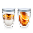 Image - Bodum PAVINA TO GO 2 pcs Double Wall Tumbler, 0.3L, 10oz with Lid, Blue Moon