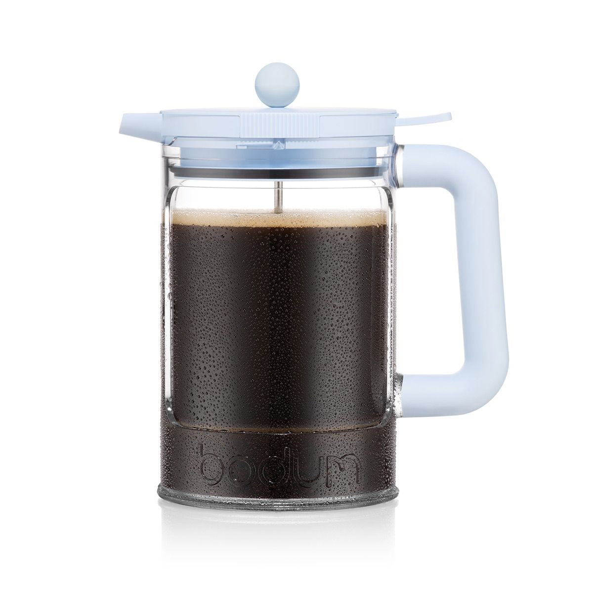 Bodum Cold Brew Coffee Maker - 1.5l, 12 cups, 51 oz, with fridge lid - Blue
