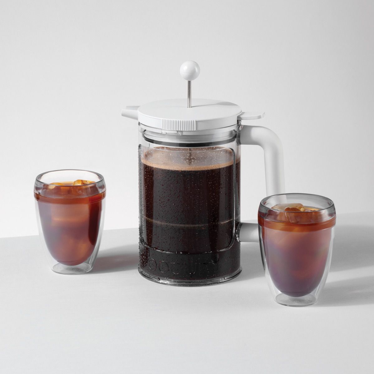 Bodum BEAN Cold Brew Coffee Maker 1.5L, 12 Cups, 51oz, With Fridge Lid, Blue Moon