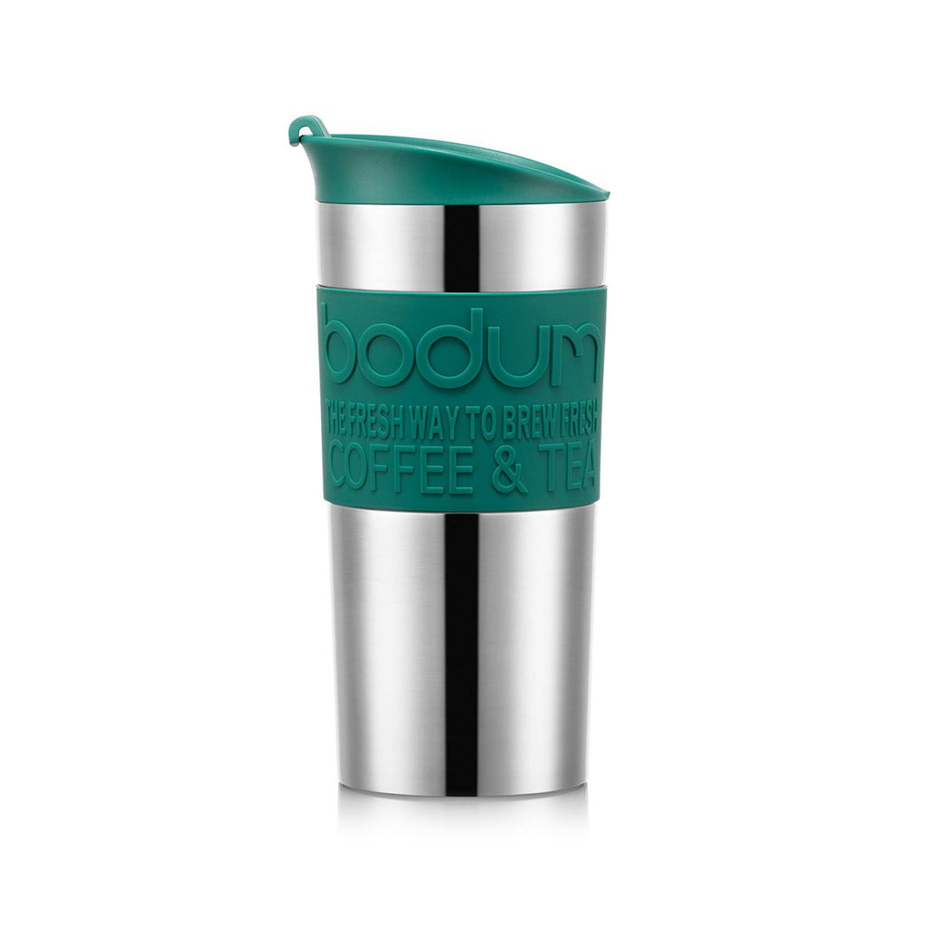 Image - Bodum TRAVEL MUG Vacuum Travel Mug, Small, 0.35L, 12oz, S/S, Forest