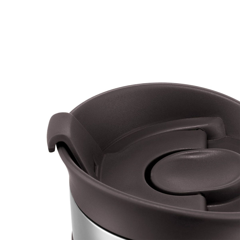 Image - Bodum TRAVEL MUG Vacuum Travel Mug, Small, 0.35L, 12oz, S/S, Dark Roast (Black)