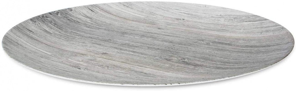 Image - ZAK Fjord Round Platter with Wooden Decoration, 45cm